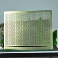 Thin Metal Etching Brass Sheet Plates Anodized/Powder Coated 500 PCS MOQ 3.2 M Max ISO9001 Certified Refine Brand 7-20 Days Lead