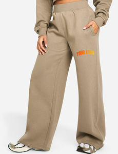 Pantalones de chándal holgados para mujer con cintura ajustable Joggers de ajuste personalizado - Product Image 4