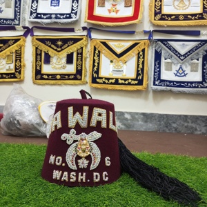 Shriner Fez Rhinestone Bordado-HSE - Product Image 2