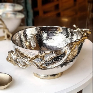 Cuenco decorativo de diseño único de plata de lujo, rama de árbol de Metal de excelente calidad, cuenco de fruta seca para utensilios de cocina y vajilla - Product Image 3