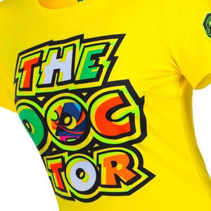 Camiseta de Manga Corta VR46 para Mujer de VALENTINO ROSSI, Ligera, Transpirable, 100% Algodón Jersey, Diseño Animado, Talla XXS - Product Image 5