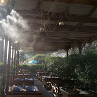 Sistem Kabut Tekanan Tinggi Adaptif untuk Luar Ruangan 60 Bar Listrik Logam 220-240V untuk Hotel Restoran Pemerintah Daerah