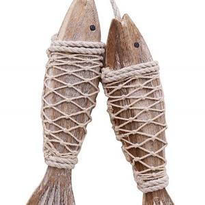 การตกแต่งที่ทำด้วยมือภาพวาดปลาที่ทำจากไม้ปลาจากโรงงานเวียดนาม - Product Image 2