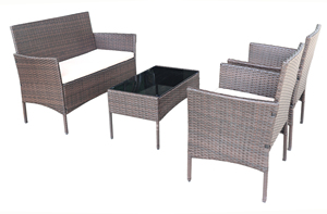 Muebles de mimbre de PE para jardín, conjunto de sofá y PATIO al aire libre, alta calidad, precio barato - Product Image 2