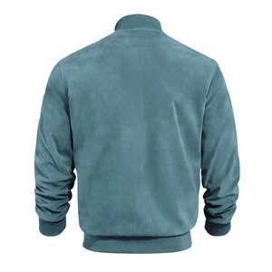 Chaqueta Bomber de Primera Calidad en Poliéster/Algodón para Hombre, Gruesa y Cálida para Otoño e Invierno, con Cuello Alto, Estilo Casual de Negocios, Personalizable - Product Image 3