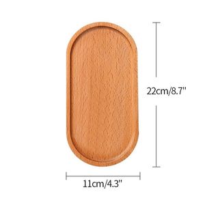 Assiettes en bois durables faites à la main pour enfants, formes mignonnes, plateaux de service en bois mélangé pour fruits et collations, fournisseur en gros - Product Image 2