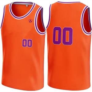 Camisetas de baloncesto de calidad Impresión por sublimación Hombre Entrenamiento Baloncesto BSCI Verano Tops Baloncesto - Product Image 1