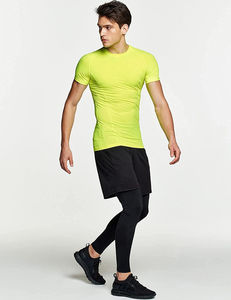 Camiseta Deportiva de Compresión Ligera para Hombre, Estilo Básico, para Fitness, sin Costuras, Transpirable, Directo de Fábrica - Product Image 5