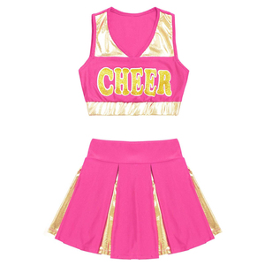 Conception de sublimation personnalisée uniforme de pom-pom girl vêtements de pom-pom girl cheerleading bon marché fournisseur de tenues d'équipe - Product Image 3