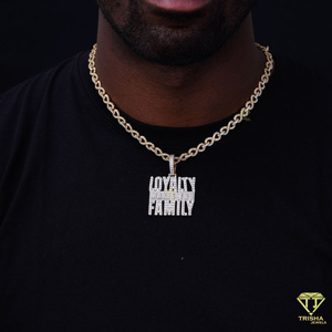 เครื่องประดับฮิปฮอปสุดหรูตามสั่งสร้อยคอจี้เงิน925เพชรโมอิสซาไนต์ประดับเพชรสเตอร์ลิงชุบทองวัสดุทองคำขาว - Product Image 3