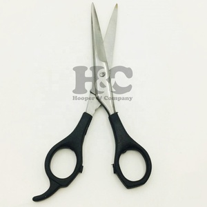 Professional Right-Handed Straight Sharp Stainless Steel Hair Cutting Thinning Scissors Teeth 28 <b>Long</b> <b>Handle</b> for Barber <b>Shears</b> - Product Image 3