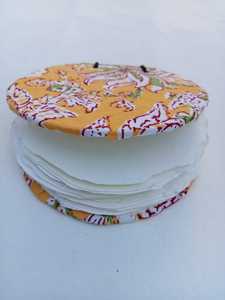 Floral Handcrafted Indian Journal Wrap <b>Yellow</b> Colour Diary Gift for Mom Handmade Journal Notebook - Product Image 4