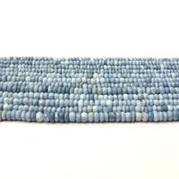 Opale bleue naturelle à facettes Rondelle de perles de pierres précieuses en vrac brins 4-6mm perles de pierre d'opale pour la fabrication de bijoux au prix de gros
