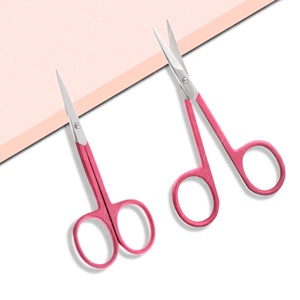 Stainless Steel Sharp Curved Design <b>Manicure</b> Nail Grooming Professional Beauty Tool OEM Wholesale Fine Point Cuticle <b>Scissors</b> - Product Image 1