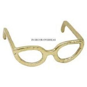 <b>Silver</b> Color Finishing Shiny Polished Premium Quality Metal Sunglasses Designer Table <b>Top</b> Decorative Sculptures Supplies - Product Image 4