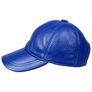 Gorro de Béisbol de Cuero Genuino de 5 Paneles con Bordado Personalizado, Ajustable, Transpirable, para Hombre, para Invierno - Product Image 5