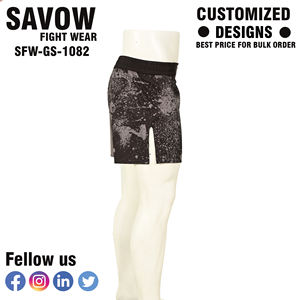 Short de gymnastique écologique pour hommes, mélange de polyester recyclé avec contrôle de l'humidité et processus de teinture durable, coupe confortable - Product Image 4