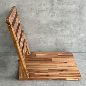 Chaise de sol minimaliste japonaise traditionnelle élégante GB68015, chaise de massage japonaise en bois pour la maison et le bureau - Product Image 3