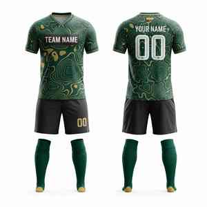 Tenues de football sublimées respectueuses de la peau, durables, respirantes, à séchage rapide, personnalisables avec le logo de l'équipe - Product Image 6