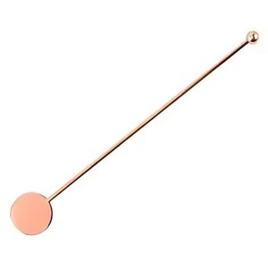 Food Safe Black 304 Stainless Steel Stirring <strong>Rod</strong> Coffee Bar Restaurant Use Featuring Brand Stirring <strong>Rod</strong> Spoon for Beverages