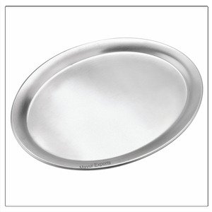 Mayur Exports Custom Size Oval Decorative Serving <b>Tray</b> Home Use Made Stainless Steel Acrylic <b>Marble</b> Rattan Brass Bar Model 3071 - Product Image 3
