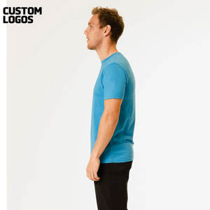 Camiseta personalizada 100% de algodón peinado, ropa, camiseta con logotipo impreso personalizado, venta al por mayor - Product Image 2