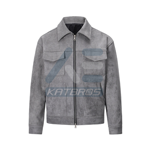 Chaqueta de Invierno Ligera con Acabado de Gamuza Suave y Estilo Urbano Moderno, Incluyendo Chaqueta de Cuero de Gamuza para Hombre para el Día a Día - Product Image 4
