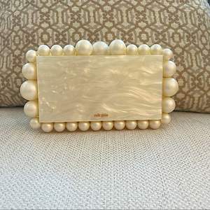 Bolso de mano de modelo náutico de resina de alta calidad para mujer, ropa de noche de fiesta, arte coleccionable, aspecto de mármol europeo - Product Image 3