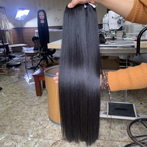 Vendeurs de cheveux naturels péruviens bruts, cheveux lisses, cuticules alignées, doux - Product Image 2