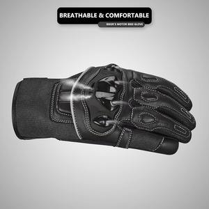 High Quality Non-Slip Grip and Breathable Material for Riding Safety Motorcycle <b>Gloves</b> with Full-Finger Protection Pakistan - Product Image 3