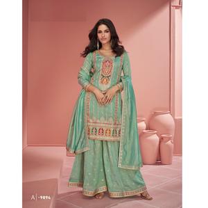 ชุดสلوار คามีซ ดีไซน์เนอร์แท้จากปากีสถาน ชุดพื้นเมืองสุดหรู มีจำหน่ายในราคาขายส่งที่ดีที่สุด - Product Image 1