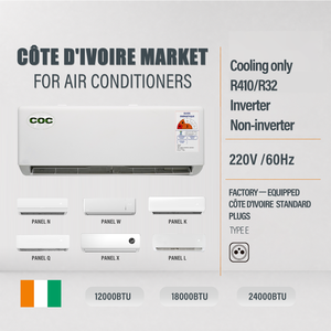Climatiseur Split Inverter Mural Froid Seul 12000 BTU R410a pour Chambre, Hôtel, Appartement et Immeuble Résidentiel - Product Image 4