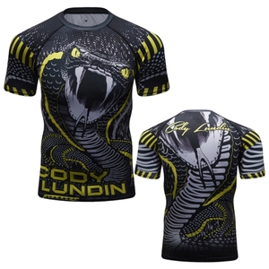 Camiseta Deportiva Personalizada para Hombre, Corte Regular, Cuello Redondo, Manga Corta, para Gimnasio, Fitness, Secado Rápido, Transpirable, Antiarrugas, Informal - Product Image 4