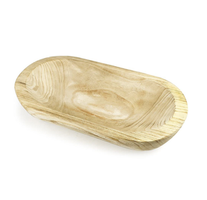 Cena Tazón de masa de madera Bolas de ratán Centro de mesa Tazón de masa de madera decorativo Nuevas artesanías Producto de la mejor calidad - Product Image 6