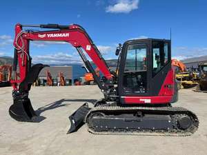 Mini-excavatrice hydraulique Yanmar SV100 d'occasion certifiée CE, 10 tonnes, chenilles, moteur, puissance de creusement élevée, garantie 1 an - Product Image 2