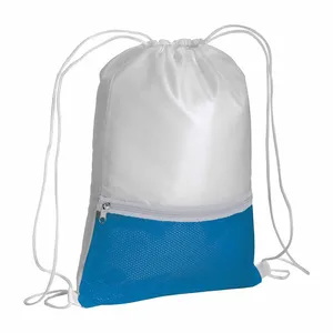 Zaino Personalizzabile 210T Colorato con Cerniera, Sacche Sportive Promozionali con Cordoncino e Gadget - Product Image 6