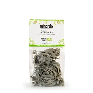 Tagliatelle Te Matcha Organic Pasta Of Durum Wheat - Organic Pasta Made In Italy For Restaurants