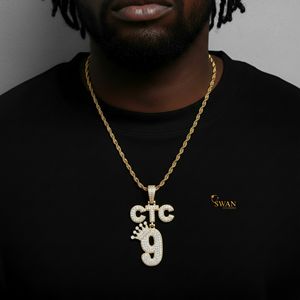 High Quality 10K Solid Gold Lab Grown Diamond CTC9 Pendant <b>Necklace</b> Iced Out Hip Hop Jewelry Factory Manufacturer Supplier - Product Image 4