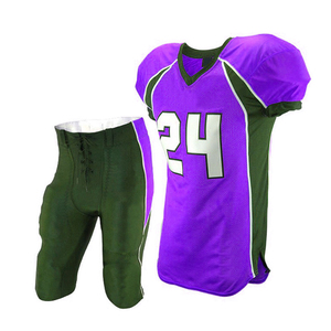 Uniforme de football américain 100% polyester respirant pour l'été avec logo personnalisé, séchage rapide, unisexe, adulte - Product Image 1