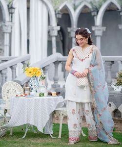 Traje Salwar Kameez Estilo Indio Pakistaní, Listo para Usar, Traje de Algodón para Mujer, Vestidos Elegantes Cosidos - Product Image 3