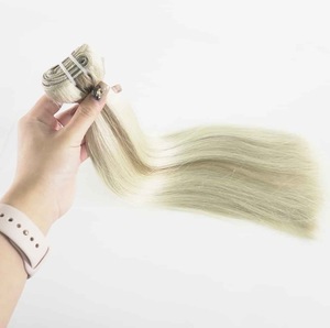 Mèches brésiliennes naturelles vierges, Extension de cheveux lisses, 60 couleurs, vente en gros - Product Image 2