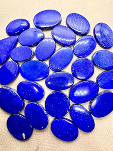 Lapis Lazuli Cabochon พลอยหลวมขัดสำหรับทำเครื่องประดับคริสตัลบำบัดจำนวนมากที่ afordab - Product Image 3