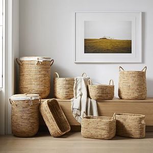 Handmade Natural Rattan <strong>Basket</strong> Large Woven <strong>Wicker</strong> Storage and Decorative <strong>Basket</strong> for Home Kitchen and Living Room OEM-ODM - Product Image 6