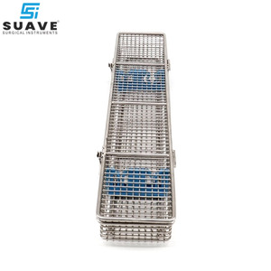 Panier de stérilisation d'instruments chirurgicaux Plateau de stérilisation chirurgicale en acier sur mesure par SUAVE SURGICAL INSTRUMENTS - Product Image 4
