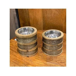 Quemador de Bakhoor de Madera con Diseño Grabado y Baño de Oro, Última Novedad, para Aromatizar el Hogar - Product Image 4