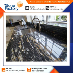 Granit noir de titane le plus vendu pour les comptoirs de cuisine salle de bain vanités à vendre prix au mètre carré à bon prix - Product Image 3