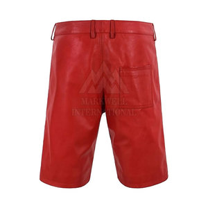 กางเกงขาสั้นหนังสำหรับผู้ชายกางเกงขาสั้นหนังทำจากจากจากปากีสถาน - Product Image 4