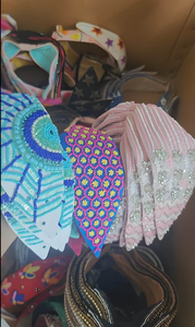 Fruit Embroidery Handmade Eco-Friendly Durable Unisex Hair Accessories Beaded Floral Geometric Detailing Custom Fashion <b>Headband</b> - Product Image 4