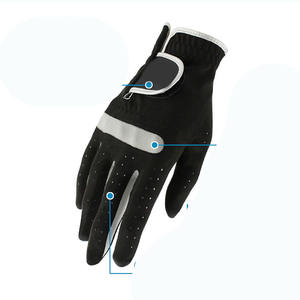 Guantes de golf de piel de oveja con estampado de logotipo de diseño OEM para mujer, guantes de golf de cuero Cabretta auténtico con estampado de logotipo personalizado, unisex para hombre - Product Image 6