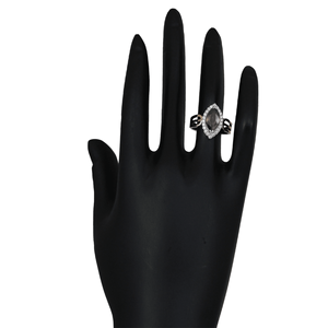 Lujoso anillo de diamantes de oro rosa de Ira - Product Image 5